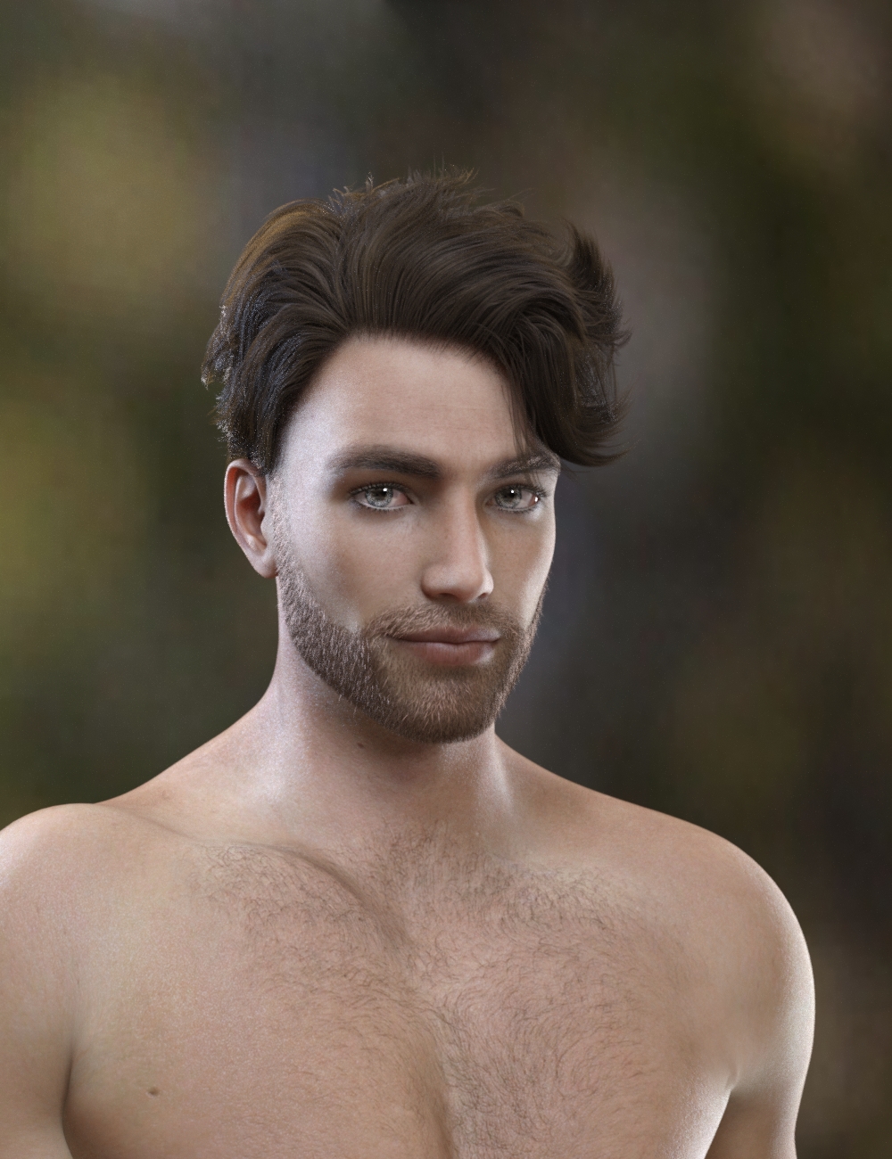 Magnus Hair for Genesis 3 and Genesis 8 Male(s) by: Neftis3D, 3D Models by Daz 3D