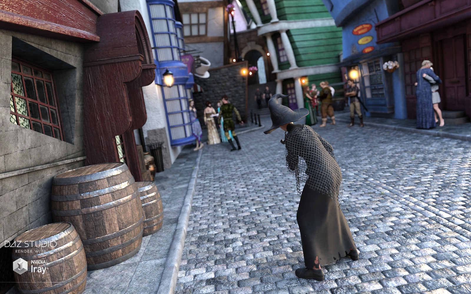 Fantastic Fantasy Street Fantastic Fantasy Street by: Mely3D, 3D Models by Daz 3D