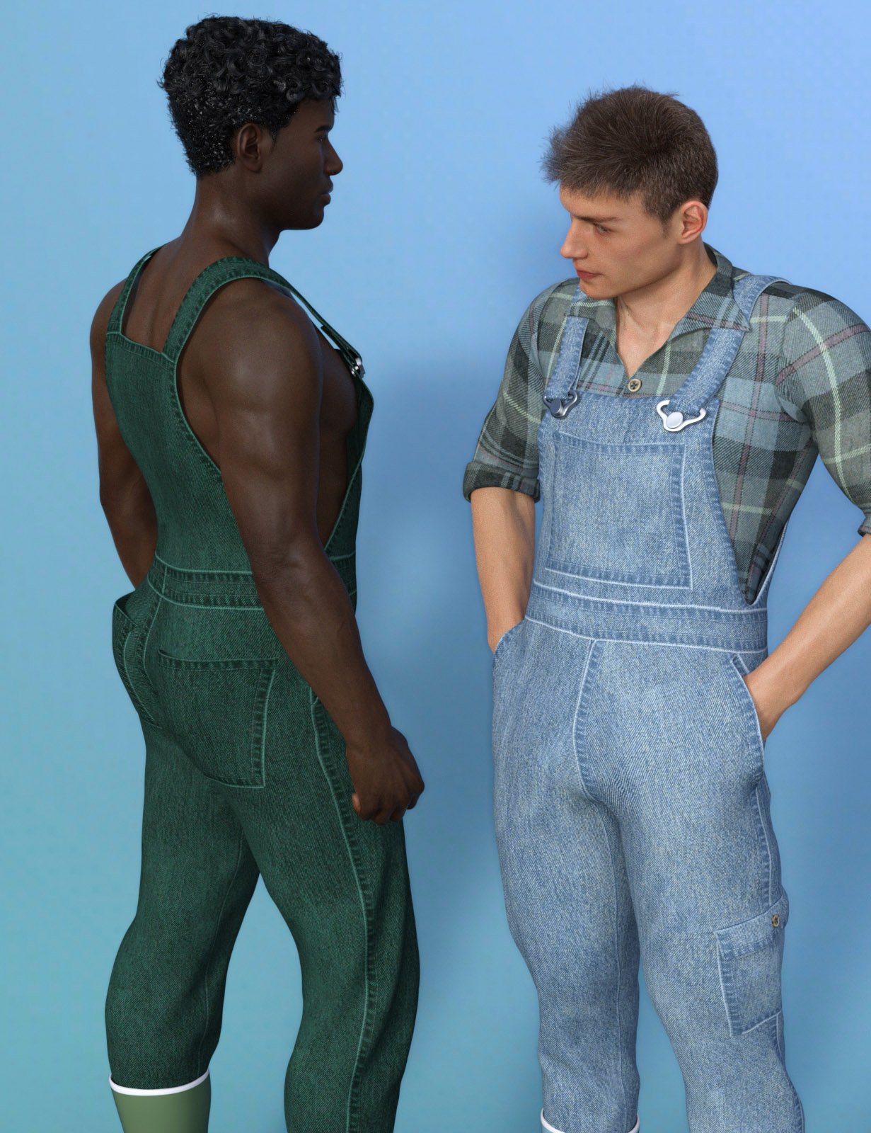Farmer Clothes for Genesis 8 Male(s) by: Oskarsson, 3D Models by Daz 3D