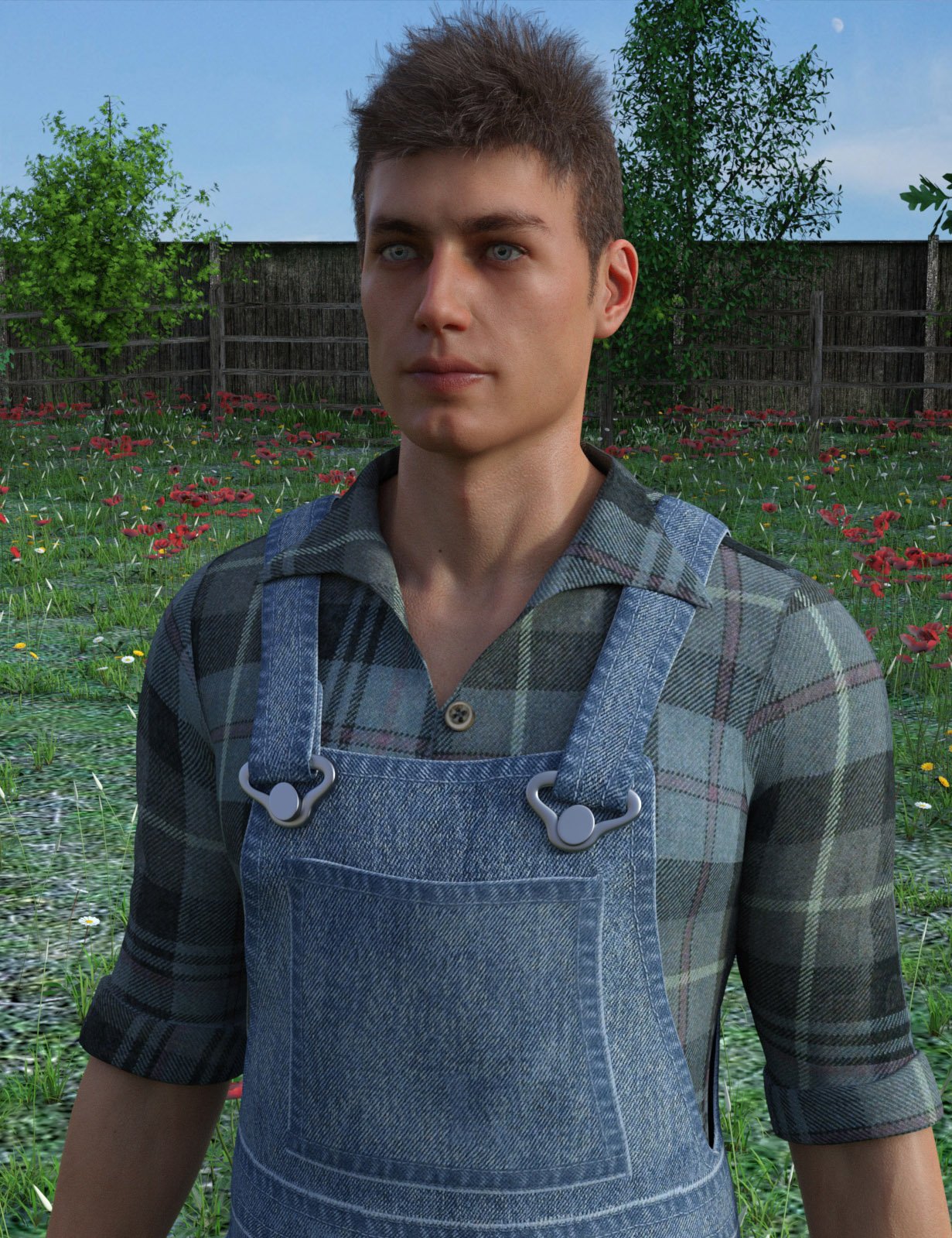 Farmer Clothes for Genesis 8 Male(s) | Daz 3D