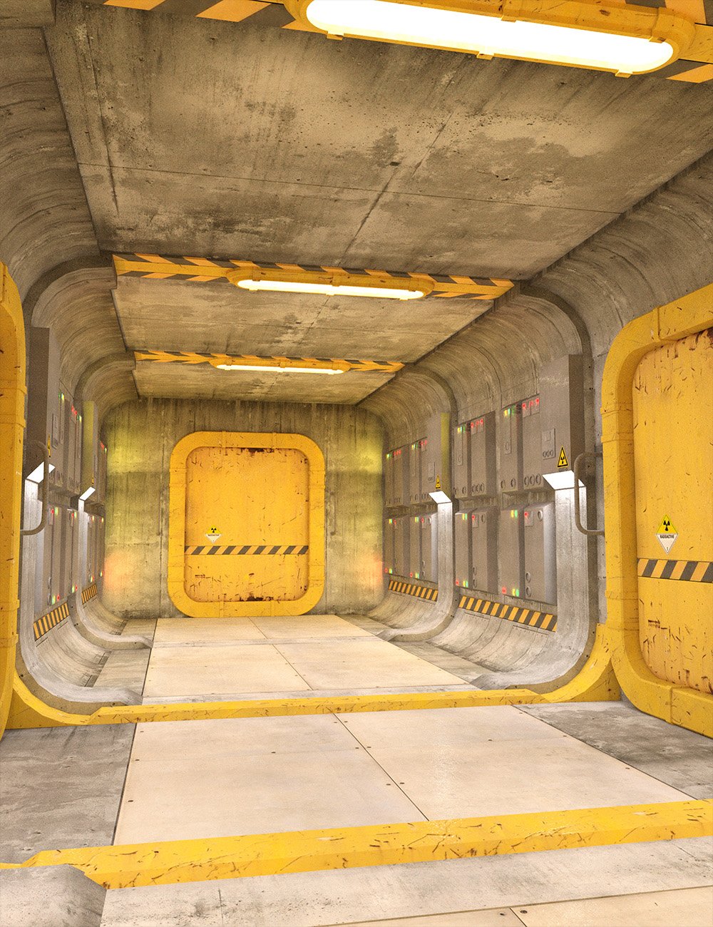 Sci-fi Containment Station Floor by: , 3D Models by Daz 3D