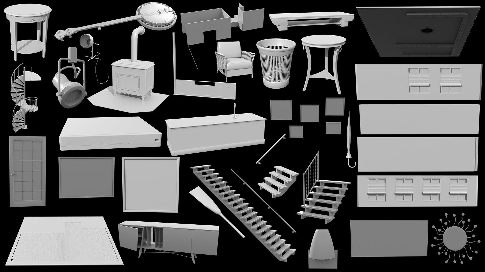 Brooklyn Flat Brooklyn Flat by: Tesla3dCorp, 3D Models by Daz 3D