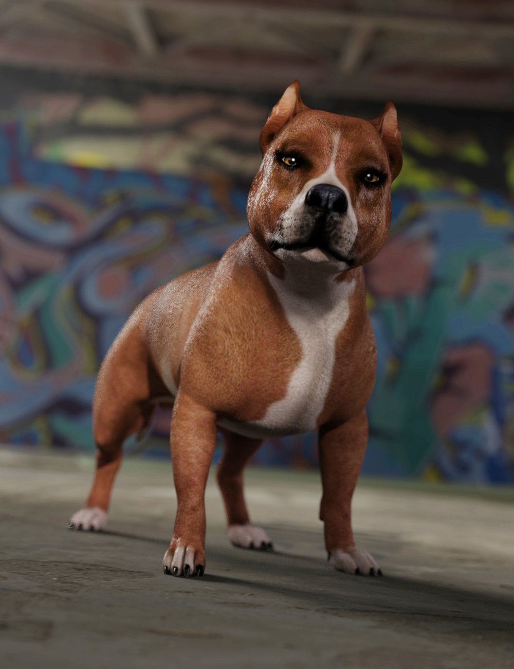 Bully for Daz Dog 8 by: Alessandro_AMLMX3D, 3D Models by Daz 3D