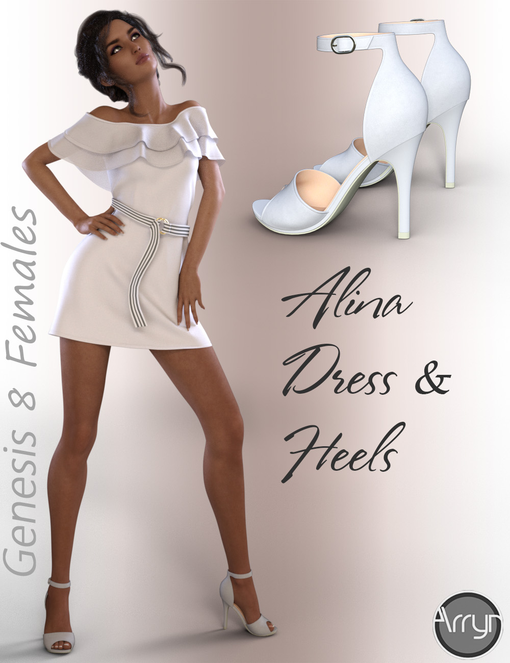 dForce Alina Outfit for Genesis 8 Female(s) | Daz 3D