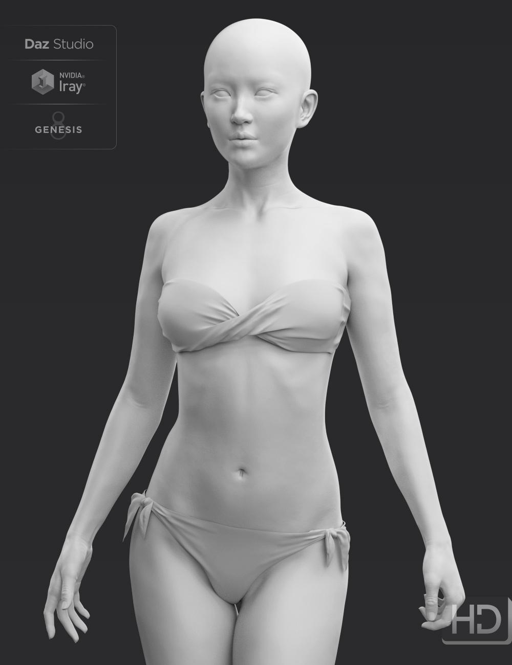 Mei Lin 8 HD Add-On by: , 3D Models by Daz 3D