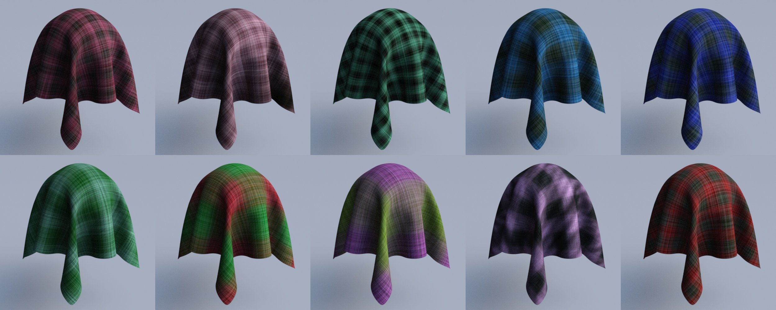 Gingham and Stripes Iray Shaders Gingham and Stripes Iray Shaders by: JGreenlees, 3D Models by Daz 3D
