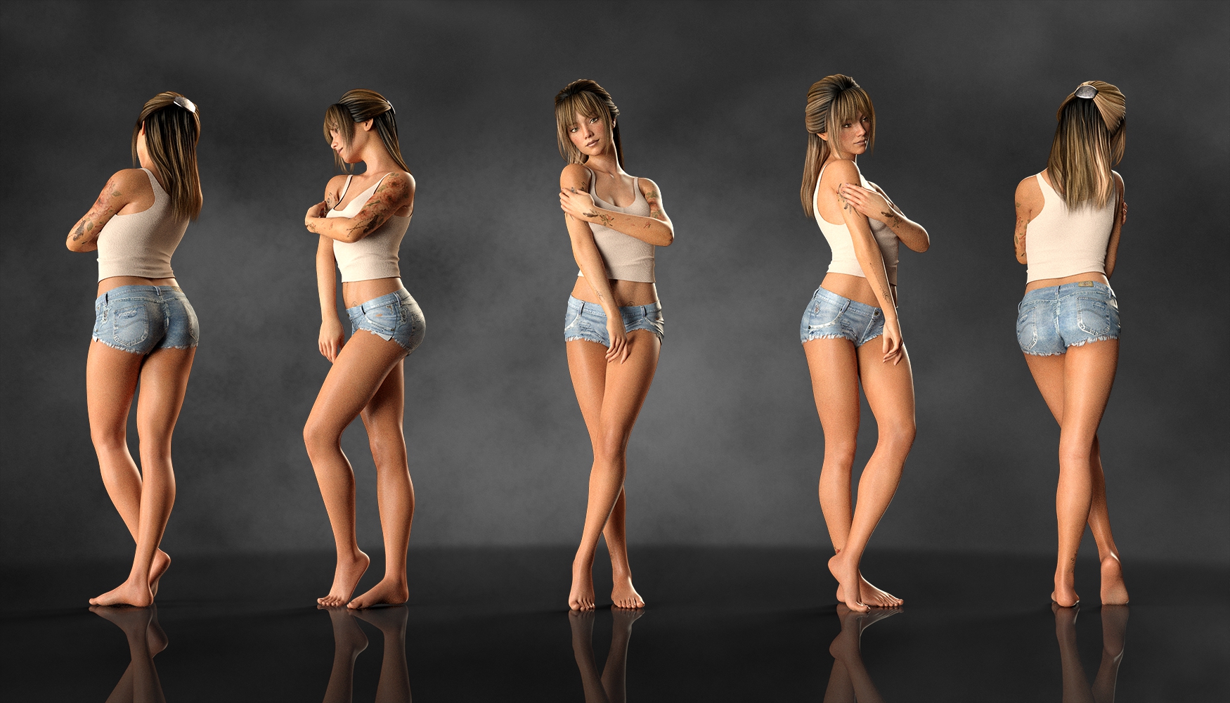 Kelsey HD for Genesis 8 Female by: Lyoness, 3D Models by Daz 3D