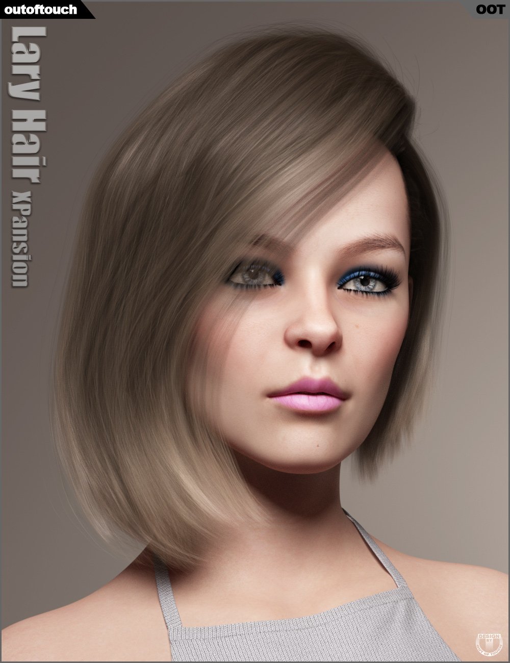 OOT Hairblending 2.0 Texture XPansion for Lary Hair | Daz 3D