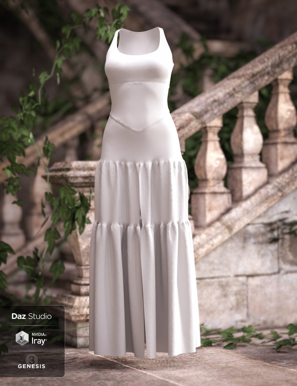 Darling Dress for Genesis 3 and 8 Female(s) by: Aave NainenPoisenedLilyRavnheart, 3D Models by Daz 3D