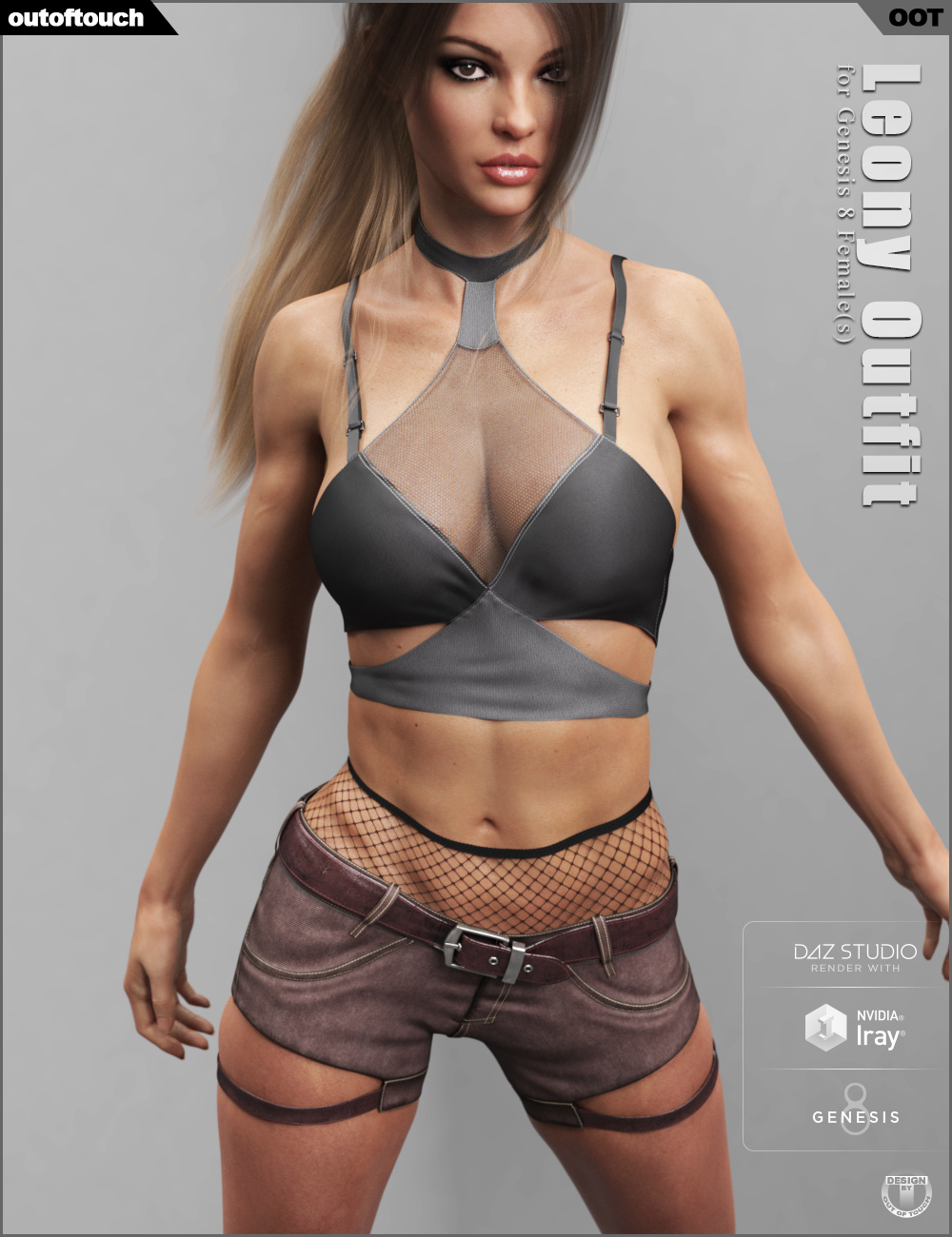 Leony Outfit for Genesis 8 Female(s) by: outoftouch, 3D Models by Daz 3D