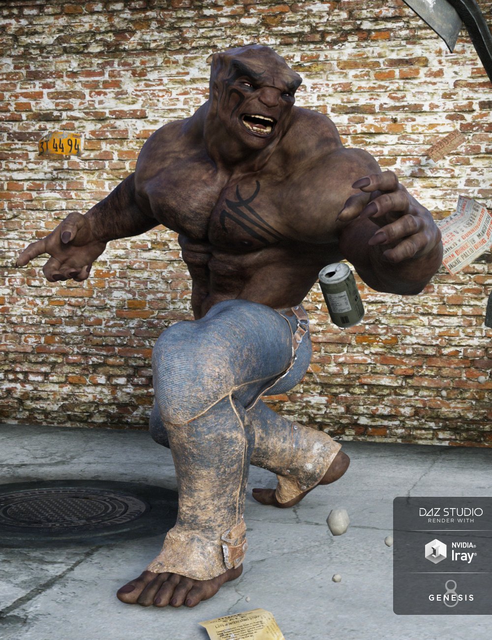 Hero Poses for The Brute 8 and Genesis 8 Male Hero Poses for The Brute 8 and Genesis 8 Male by: Muscleman, 3D Models by Daz 3D