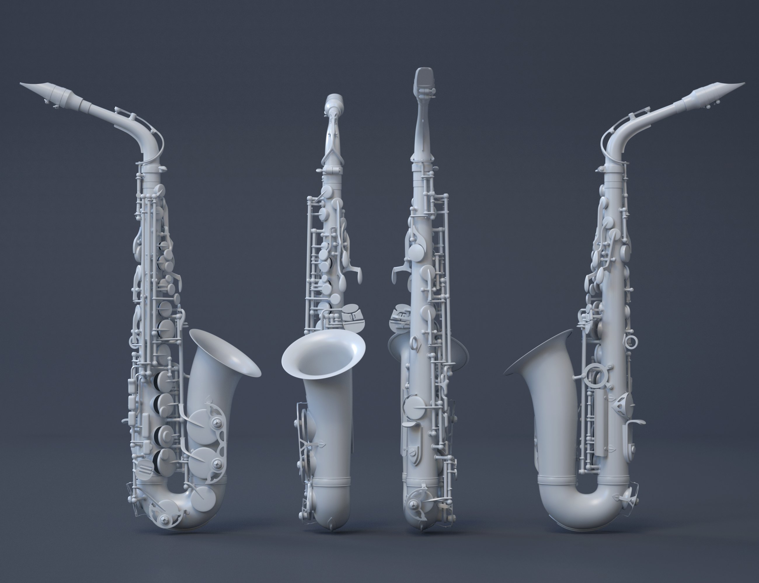 HD Saxophone and Poses for Genesis 8 by: Protozoon, 3D Models by Daz 3D