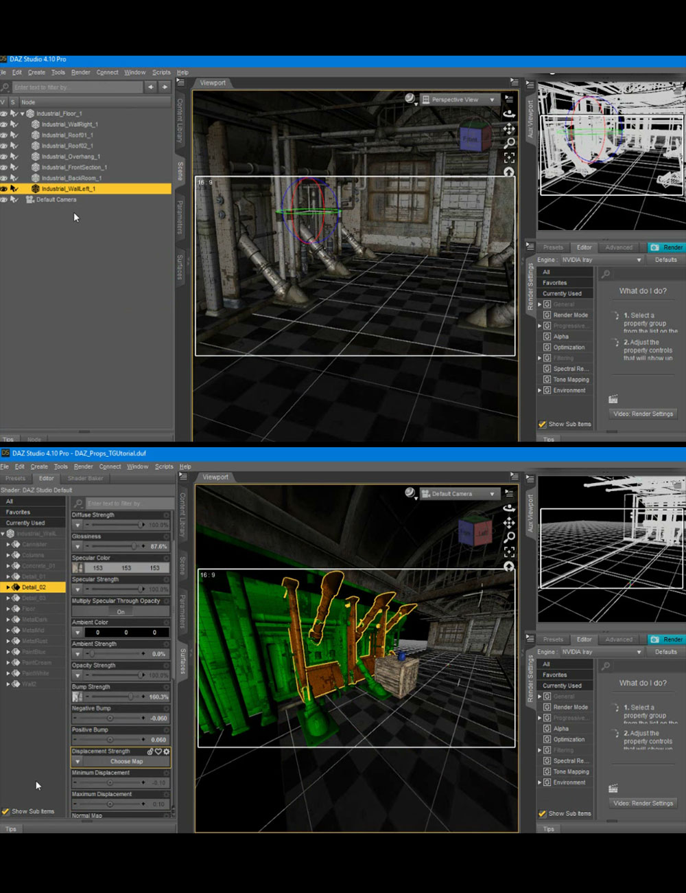 Prop Blending Blueprint - Video Tutorial by: Dreamlight, 3D Models by Daz 3D