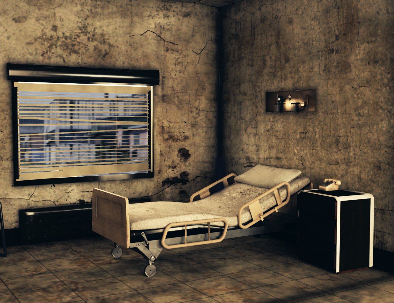 Abandoned Infirmary by: Muze, 3D Models by Daz 3D