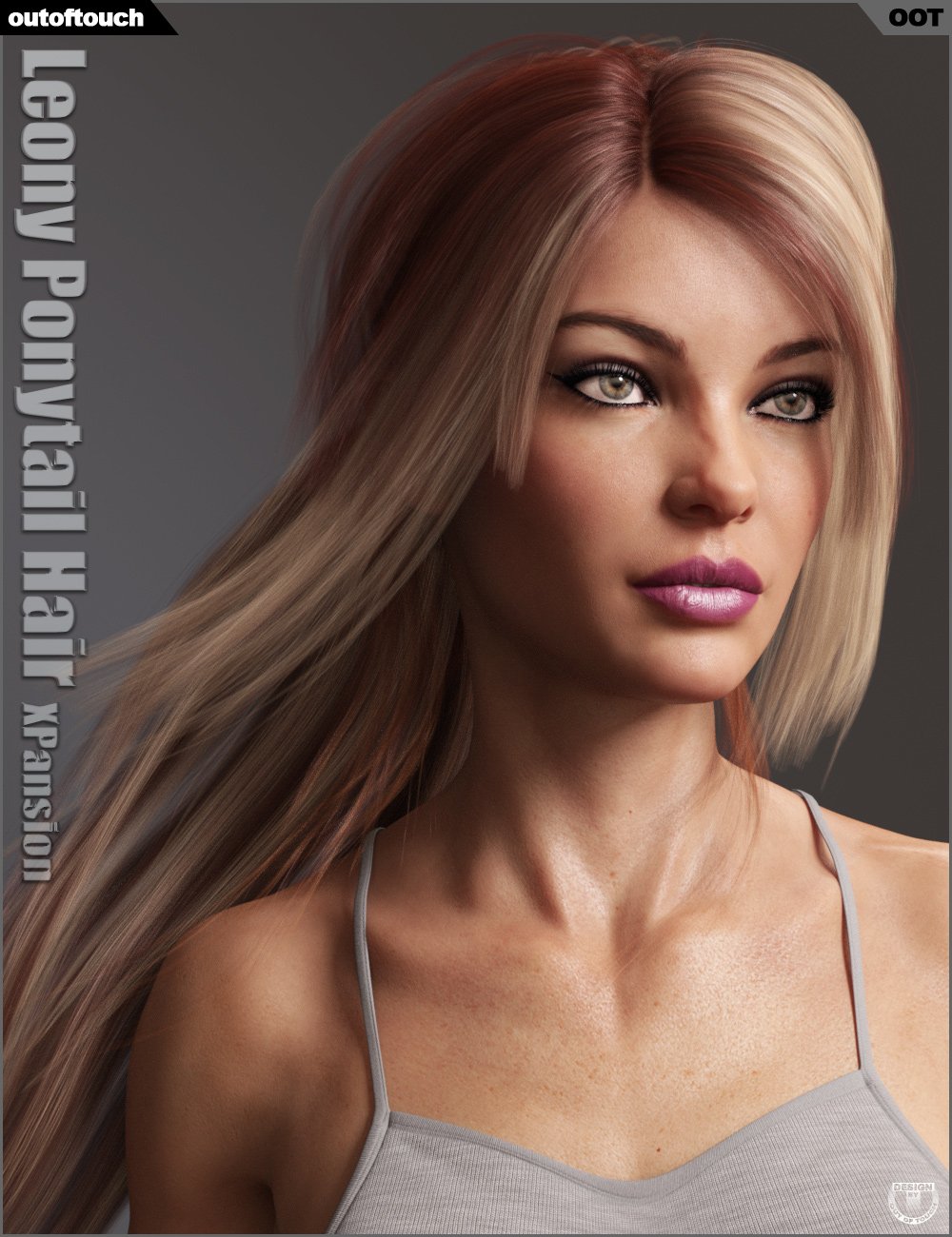 OOT Hairblending 2.0 Texture XPansion for Leony Wet & Dry Ponytail Hair OOT Hairblending 2.0 Texture XPansion for Leony Wet & Dry Ponytail Hair by: outoftouch, 3D Models by Daz 3D