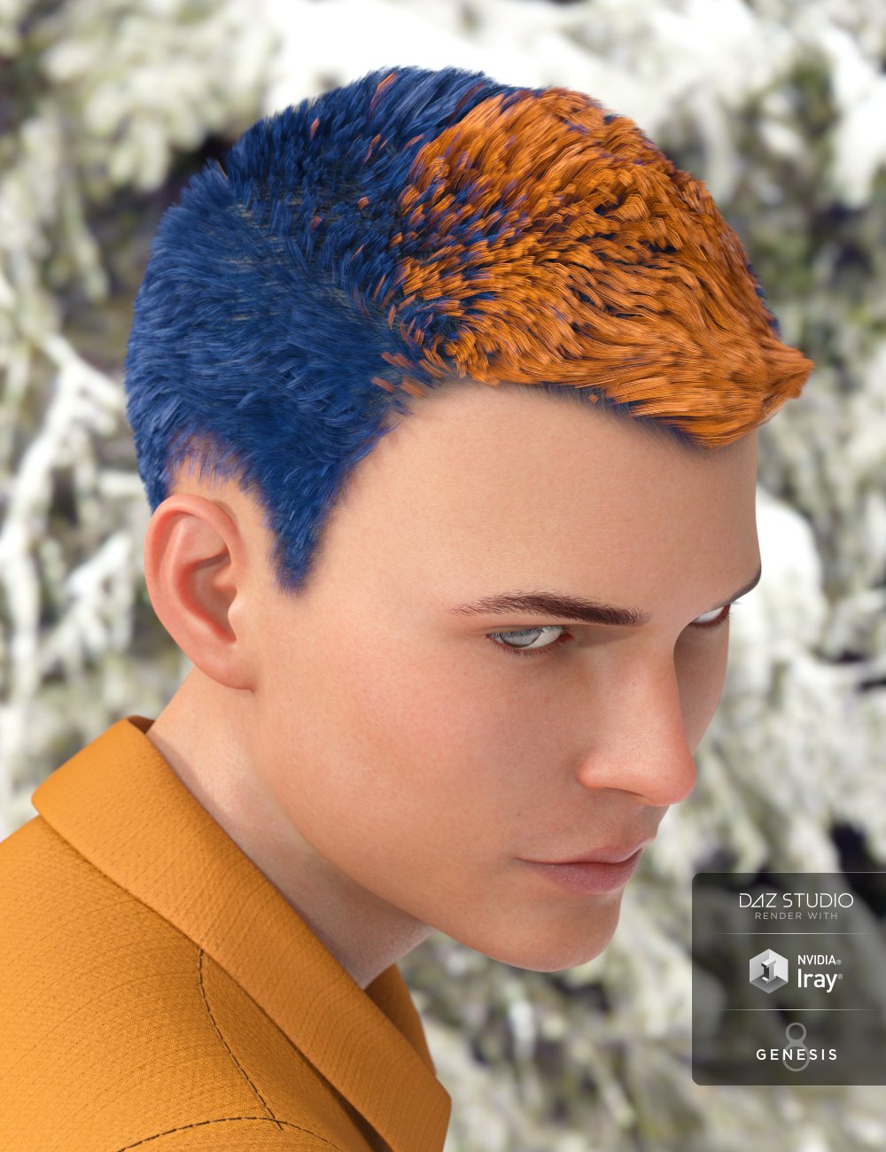Greyson Hair for Genesis 8 and 3 Male(s) Greyson Hair for Genesis 8 and 3 Male(s) by: 3DCelebrity, 3D Models by Daz 3D