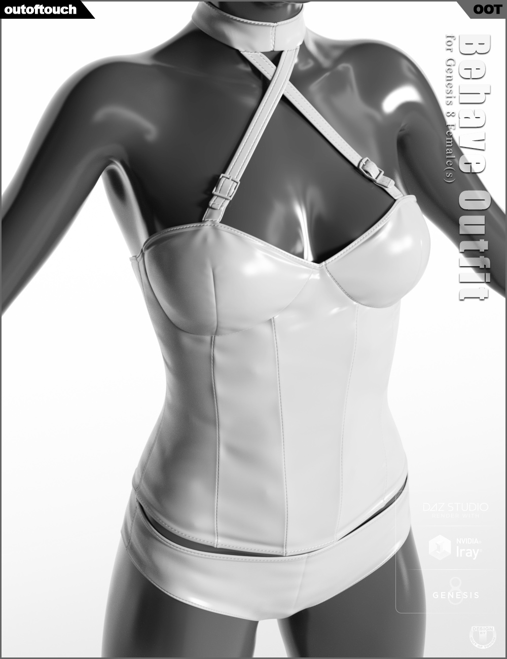 Behave Outfit for Genesis 8 Female(s) Behave Outfit for Genesis 8 Female(s) by: outoftouch, 3D Models by Daz 3D