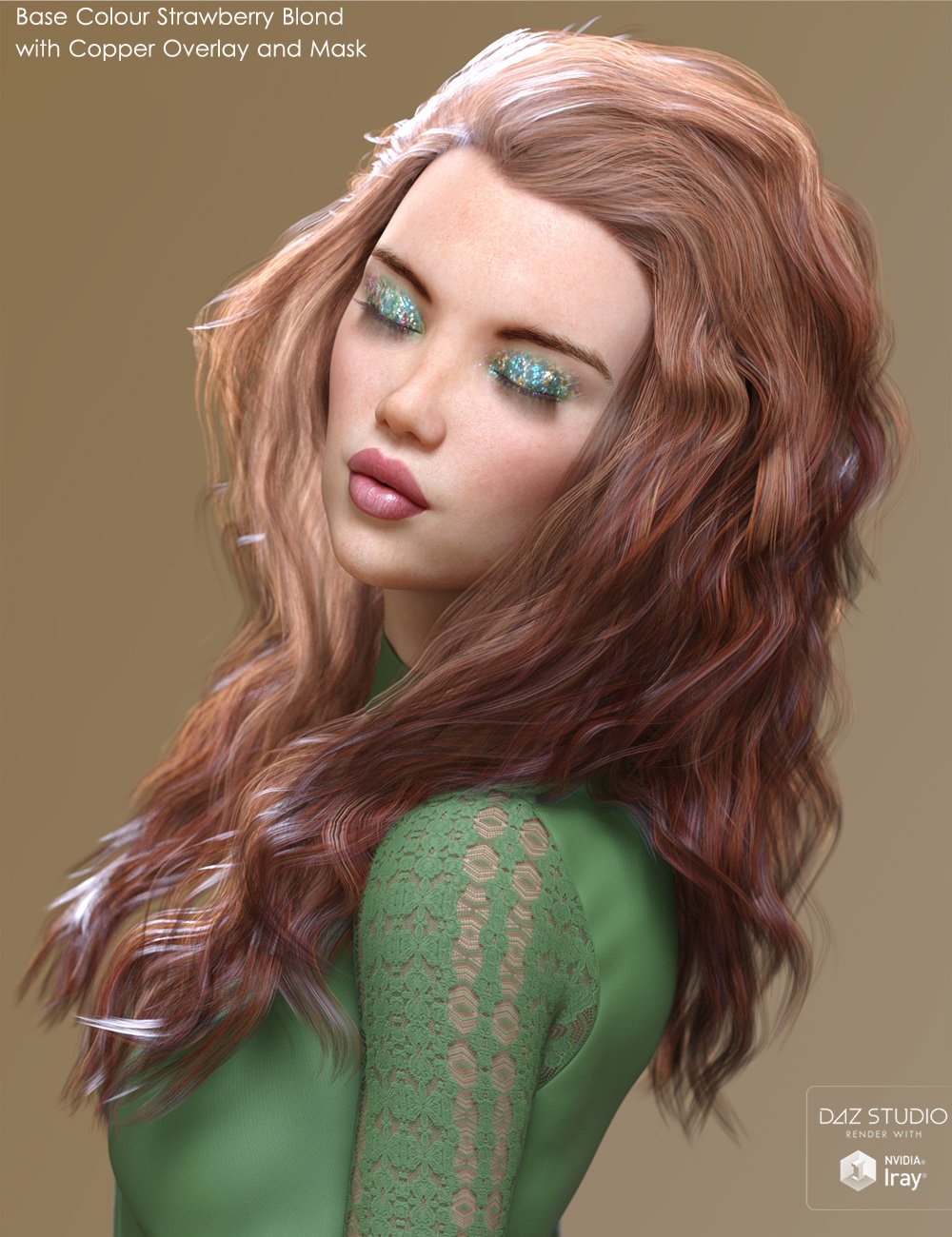 Alchemy for Backlight Hair Shaders for Iray by: ForbiddenWhispers, 3D Models by Daz 3D