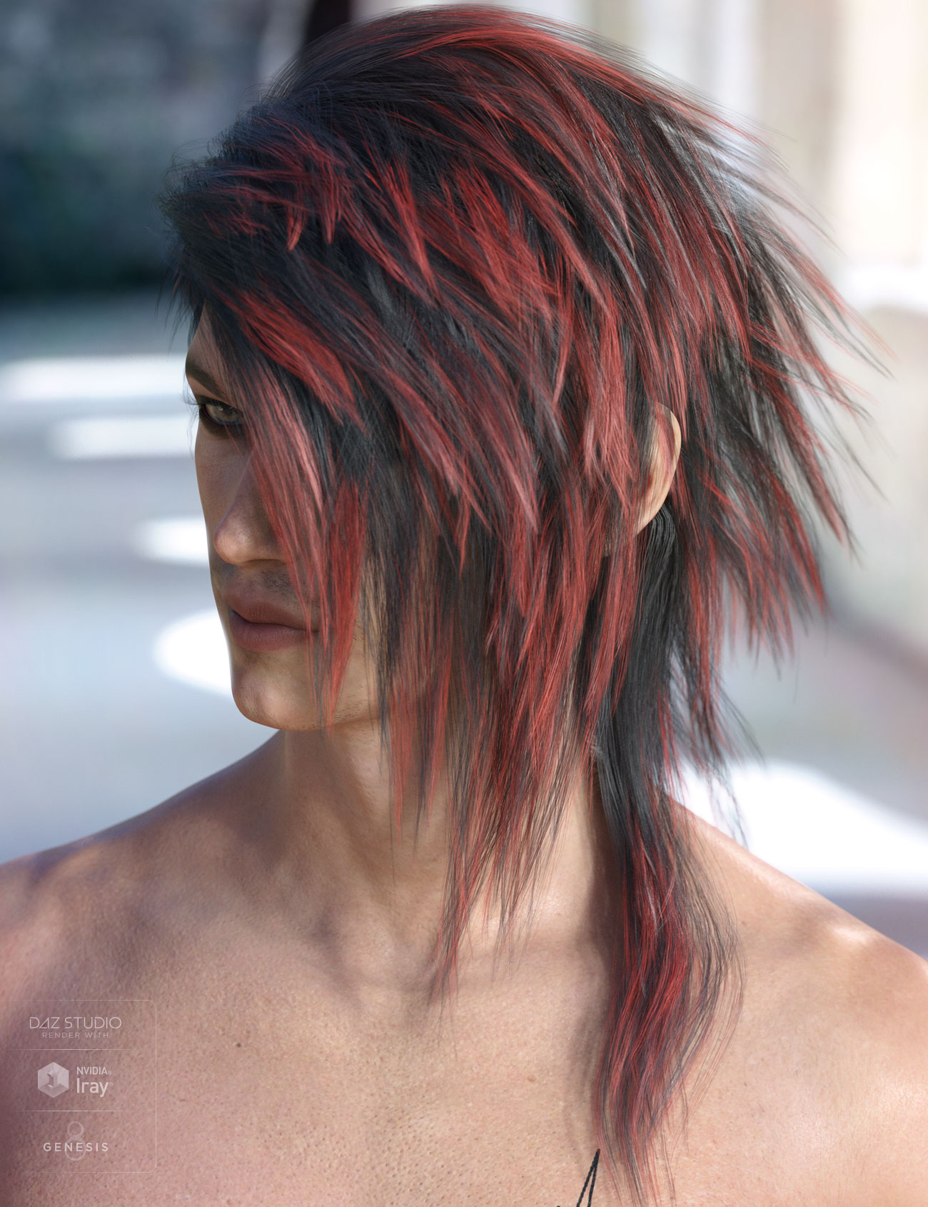 Bastien Hair for Genesis 3 & 8 Male(s) Bastien Hair for Genesis 3 & 8 Male(s) by: AprilYSH, 3D Models by Daz 3D