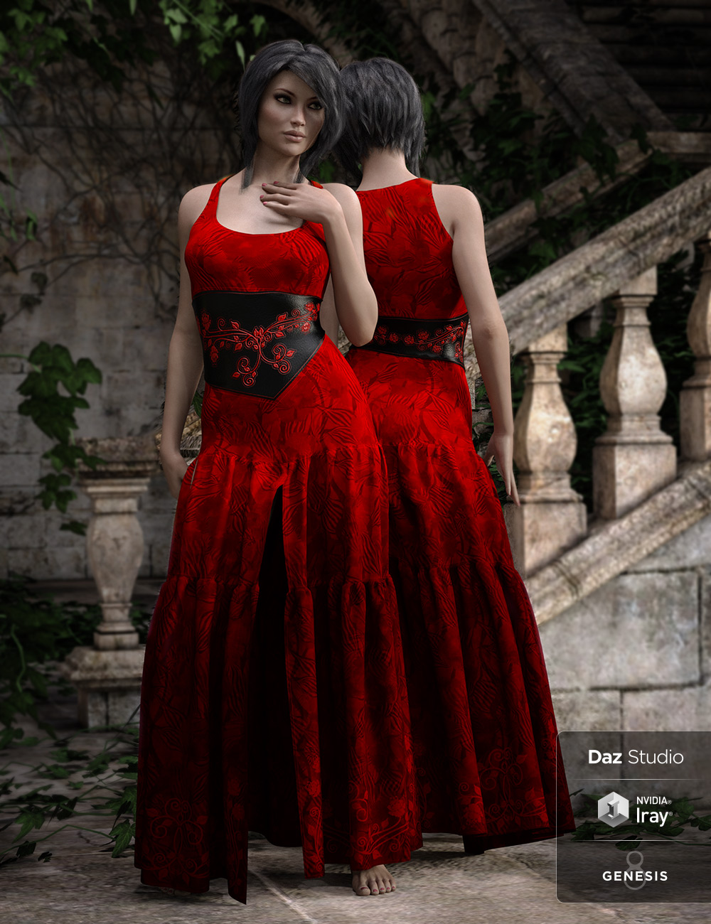 Darling Dress Textures Darling Dress Textures by: Ravnheart, 3D Models by Daz 3D