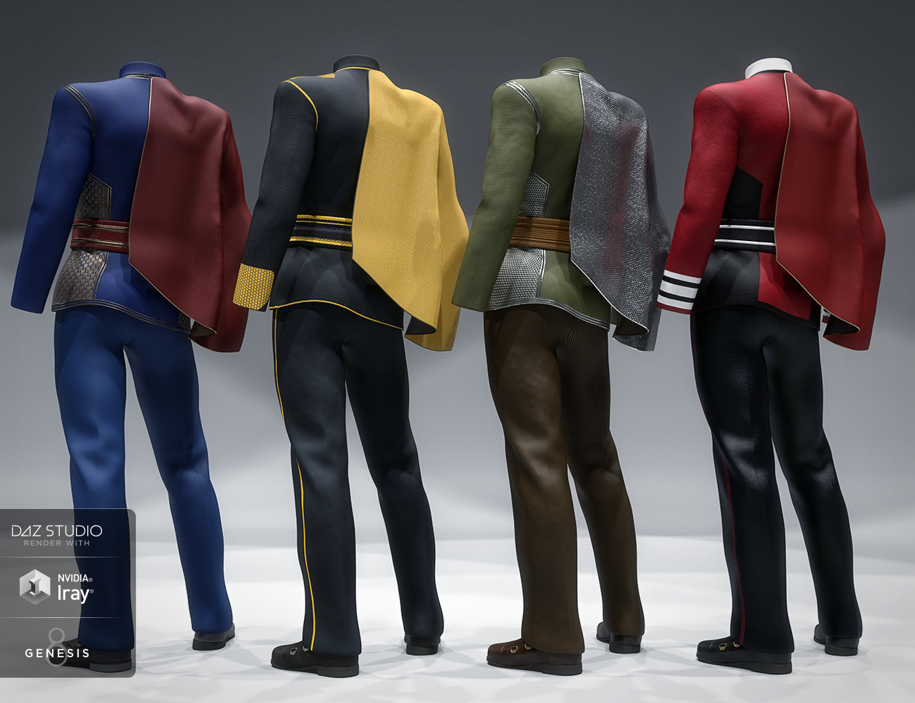 dForce Fleet Commander Outfit Textures dForce Fleet Commander Outfit Textures by: Moonscape GraphicsSade, 3D Models by Daz 3D