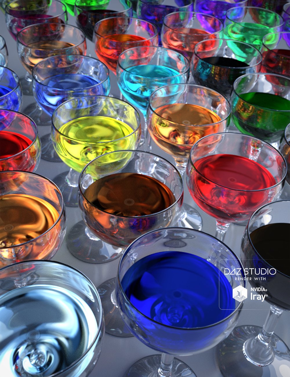 Liquid 2 Iray Shaders by: JGreenlees, 3D Models by Daz 3D