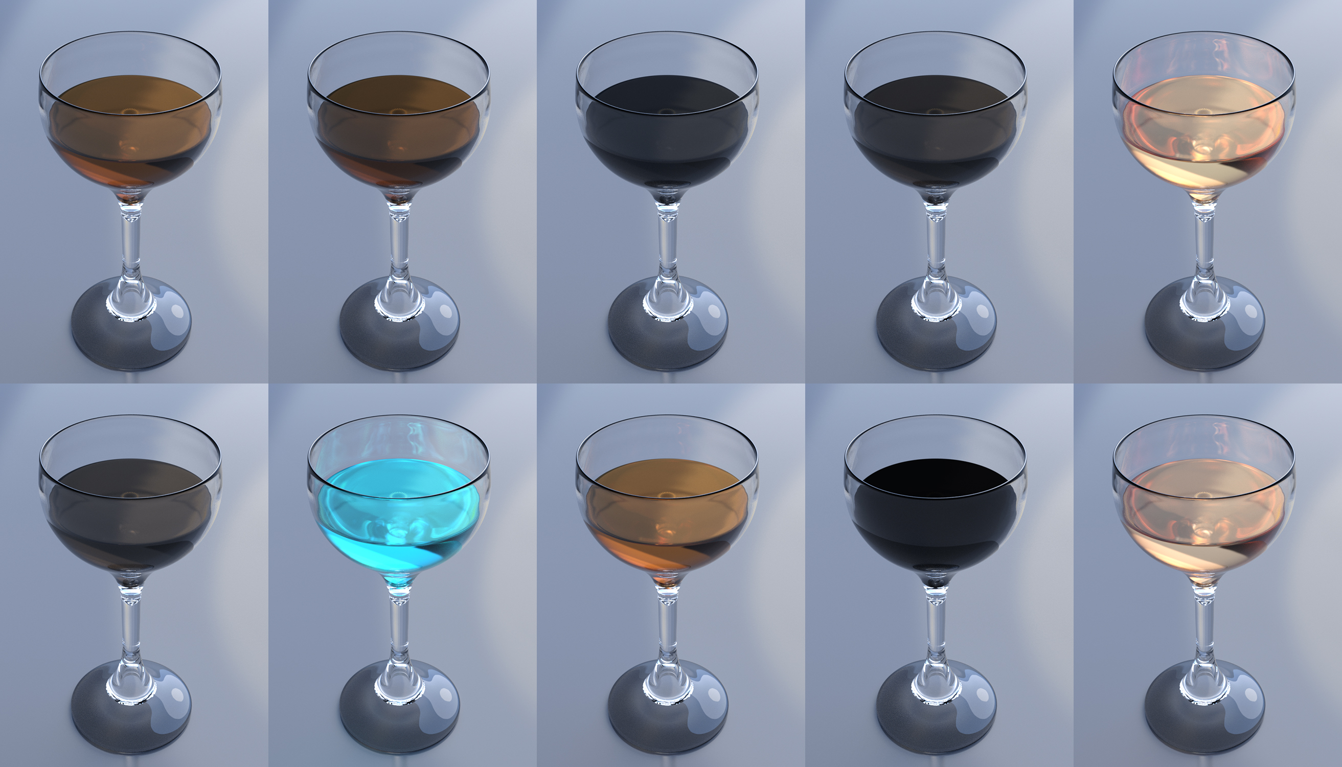 Liquid 2 Iray Shaders by: JGreenlees, 3D Models by Daz 3D