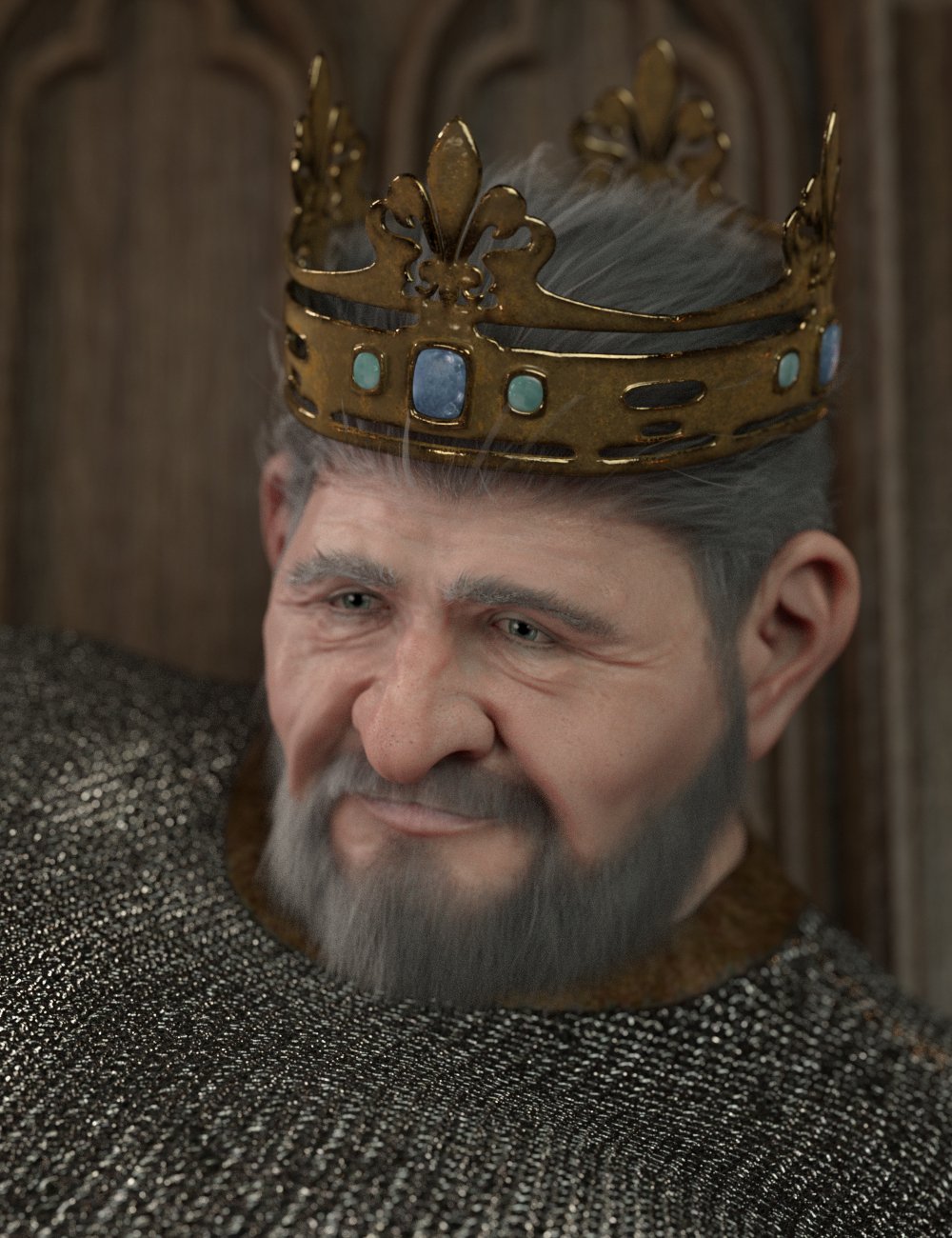 King George HD for Genesis 8 Male King George HD for Genesis 8 Male by: Deepsea, 3D Models by Daz 3D