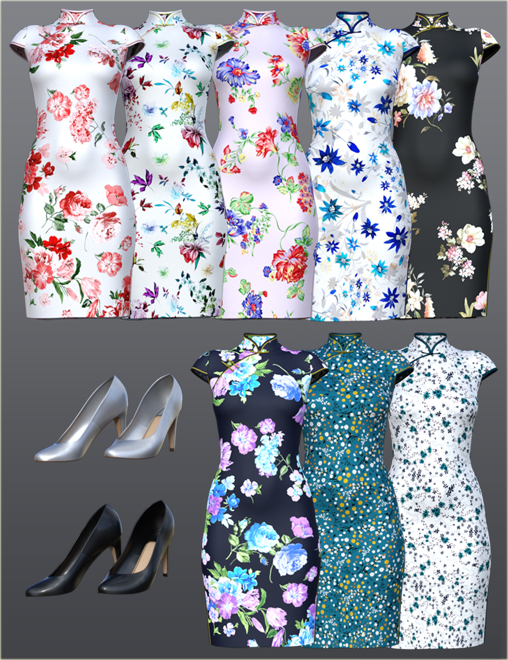 dForce H&C Short Qipao Dress for Genesis 8 Female(s) dForce H&C Short Qipao Dress for Genesis 8 Female(s) by: IH Kang, 3D Models by Daz 3D