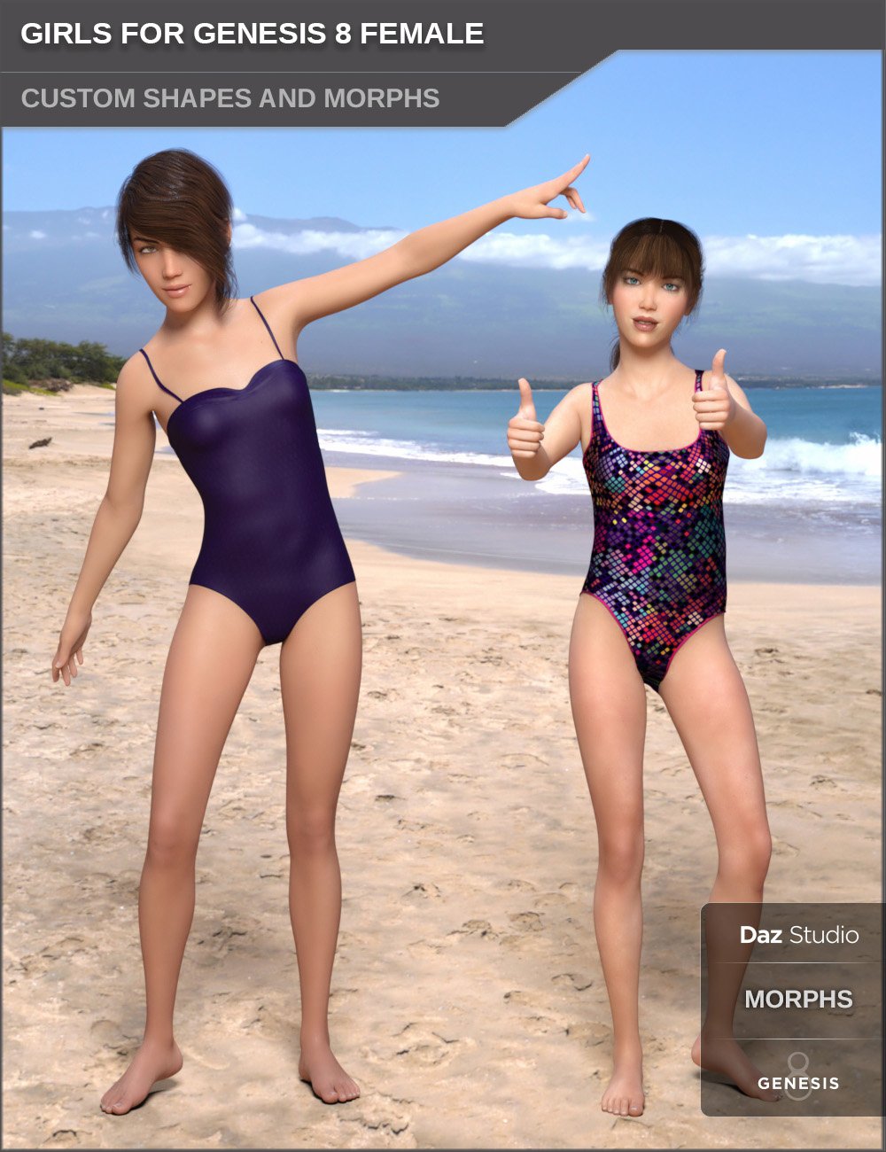 Girls for Genesis 8 Female by: SF-Design, 3D Models by Daz 3D