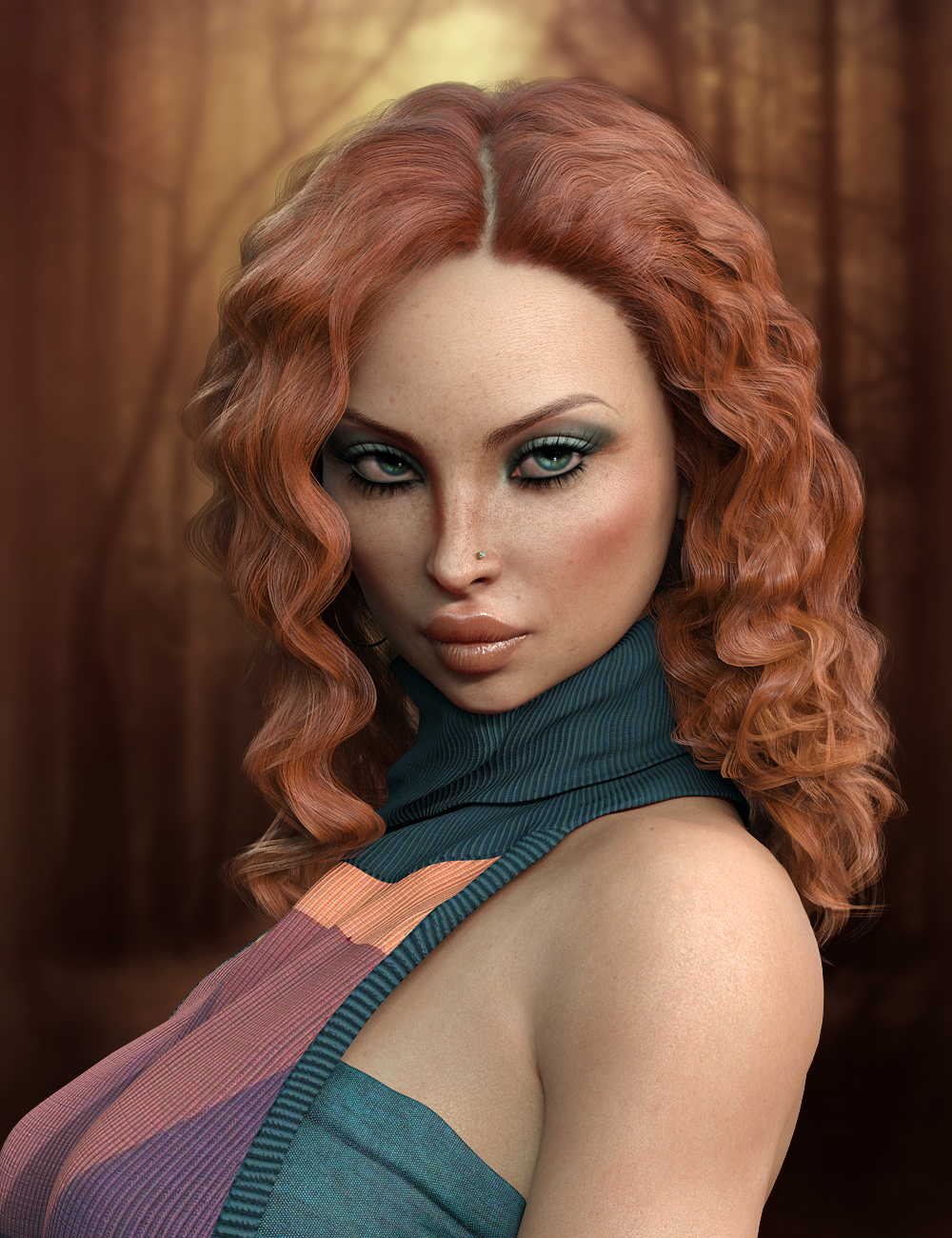 Autumn for Genesis 8 Female by: TwiztedMetal, 3D Models by Daz 3D