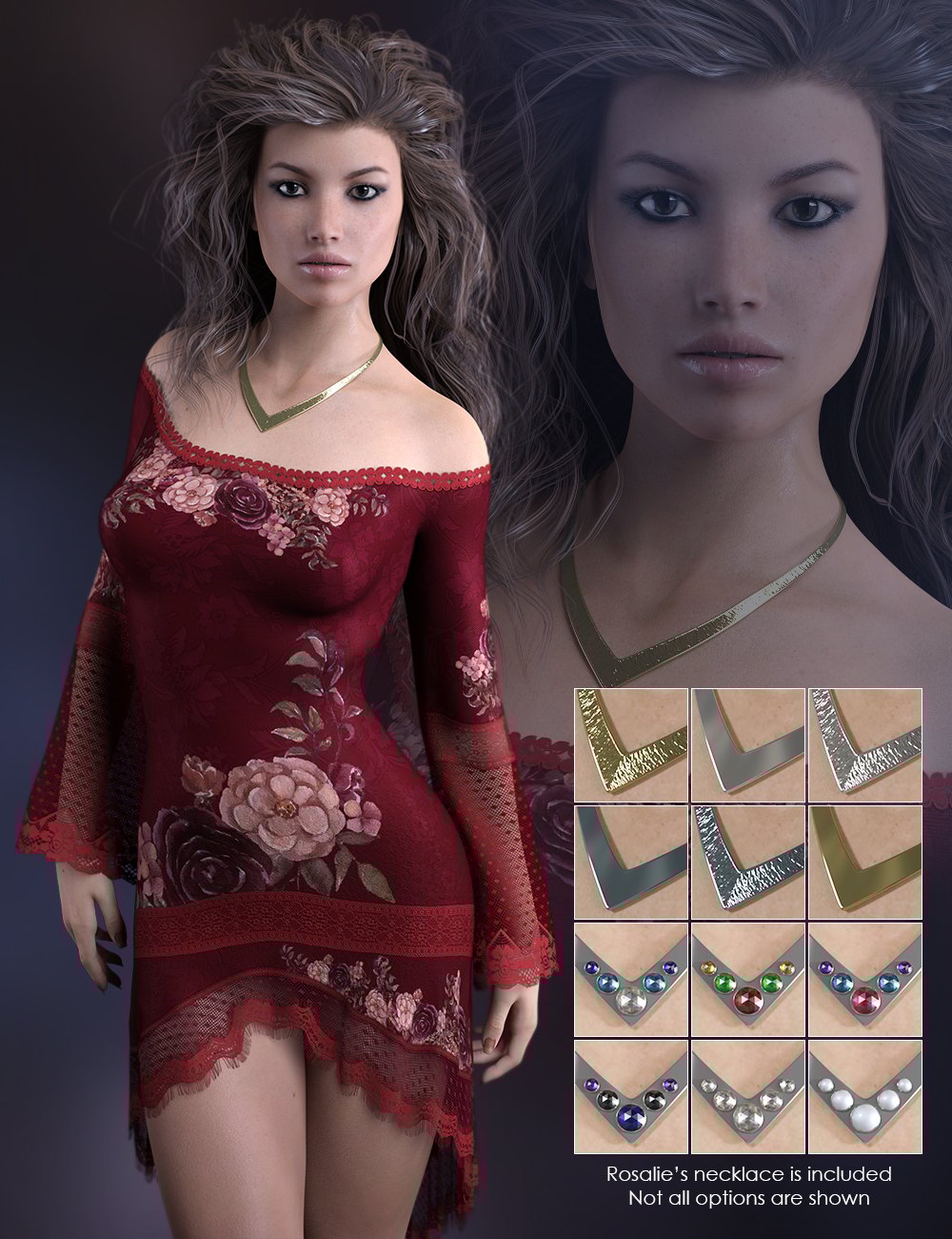 FWSA Rosalie for Genesis 8 Female FWSA Rosalie for Genesis 8 Female by: Fisty & DarcFred Winkler ArtSabby, 3D Models by Daz 3D