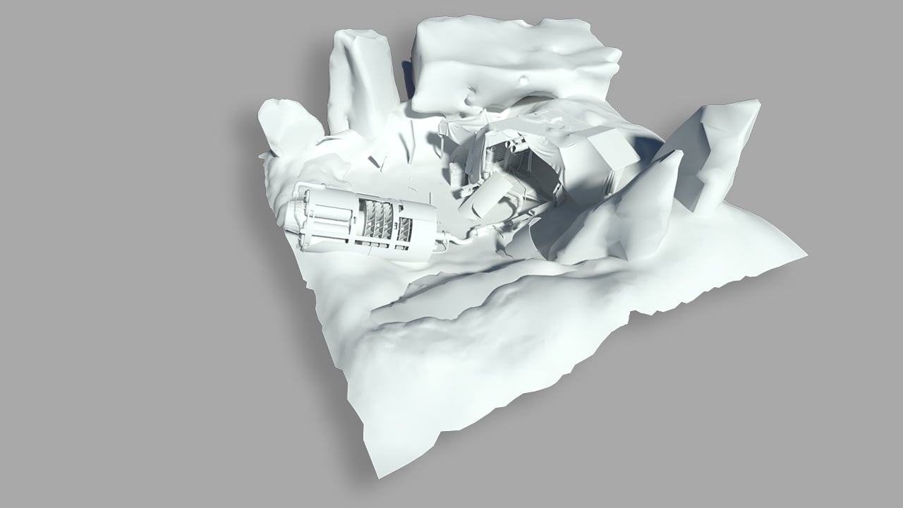 Spaceship Crash Site by: Mely3D, 3D Models by Daz 3D