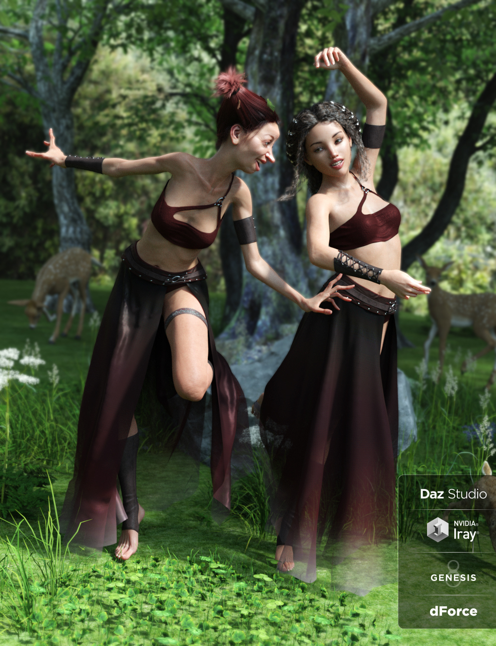 dForce Artemis Outfit for Genesis 8 Female(s) by: CynderBlue, 3D Models by Daz 3D