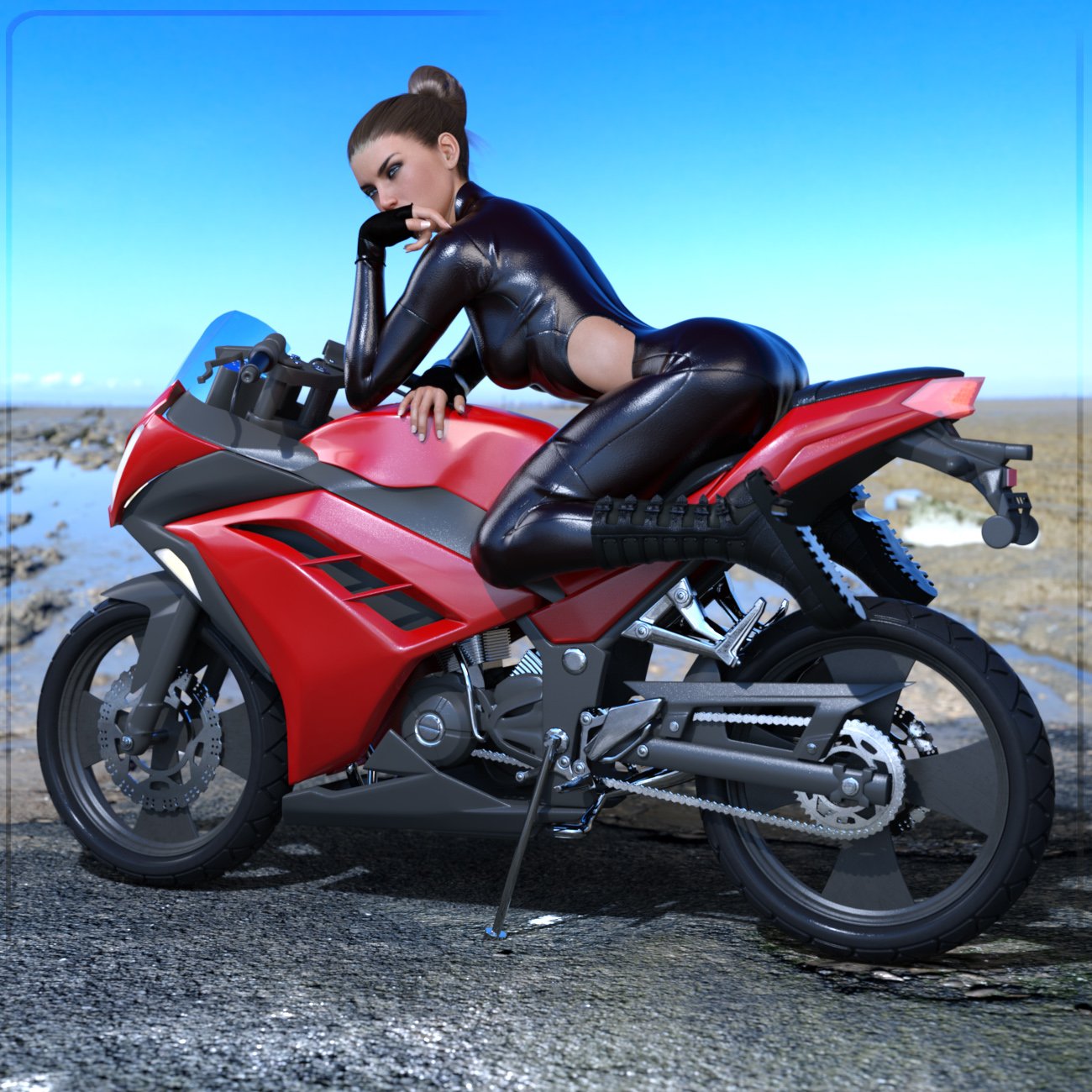 Z Sport Motorbike and Poses for Genesis 3 and 8 Z Sport Motorbike and Poses for Genesis 3 and 8 by: Zeddicuss, 3D Models by Daz 3D
