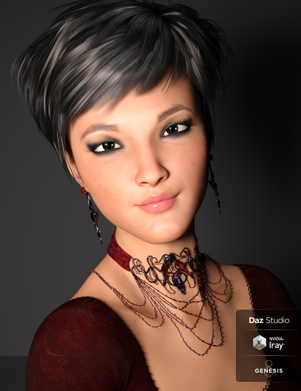 Ada for Genesis 8 Female by: AkashaAnain, 3D Models by Daz 3D