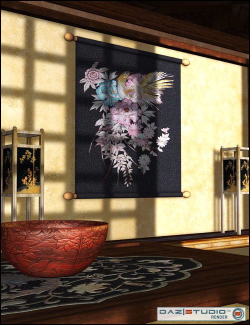Japanese Flair Japanese Flair by: Nouschka Design, 3D Models by Daz 3D