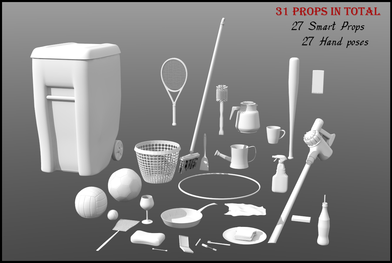 iG Useful Smart Props by: i3D_LotusValery3D, 3D Models by Daz 3D