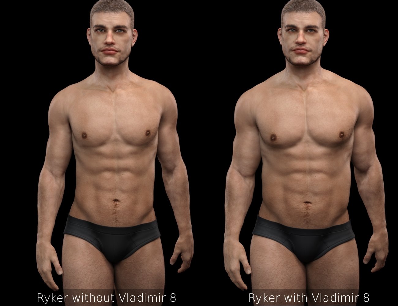 Ryker HD for Vladimir 8 by: RedzStudio, 3D Models by Daz 3D