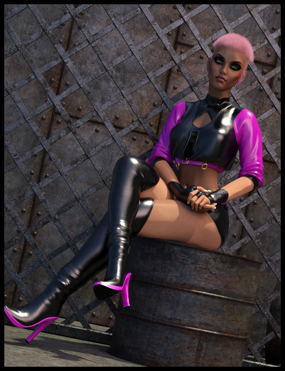 dForce Latex Outfit Genesis 8 Female(s) dForce Latex Outfit Genesis 8 Female(s) by: Nathy Design, 3D Models by Daz 3D