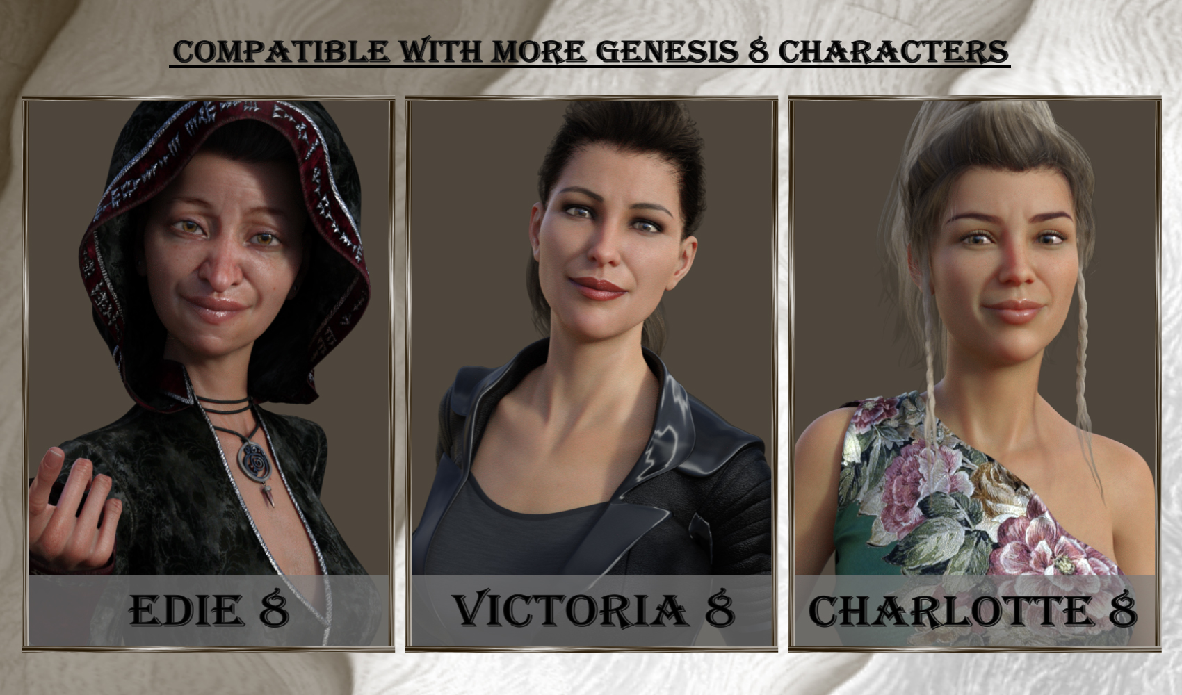 Beautiful Warrior - Expressions for Genesis 8 Female and Gia 8 by: JWolf, 3D Models by Daz 3D
