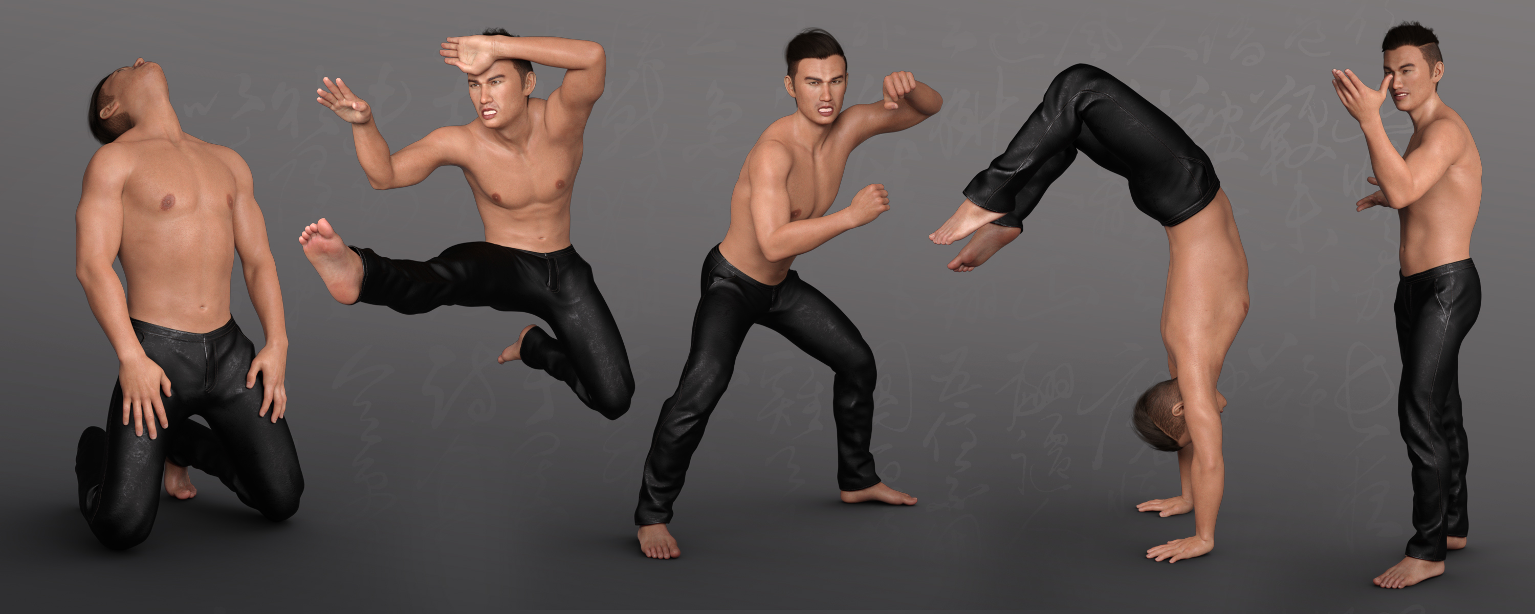 Z Unbroken Spirit - Poses and Expressions for Genesis 8 Male and Lee 8 by: Zeddicuss, 3D Models by Daz 3D