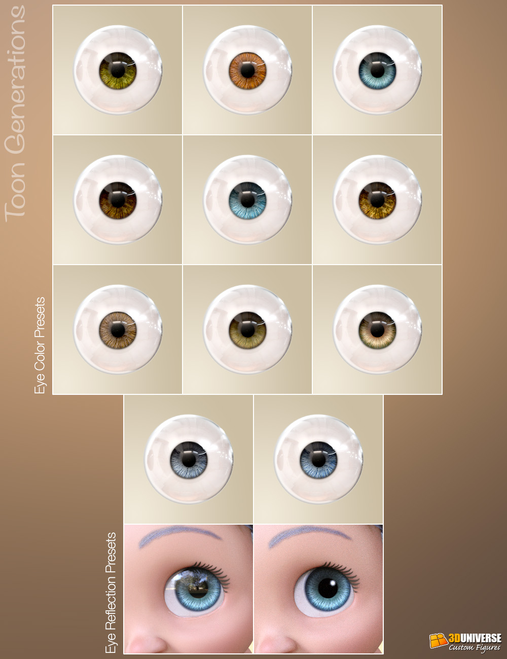 Toon Generations Essentials for Genesis 8 Female(s) Toon Generations Essentials for Genesis 8 Female(s) by: 3D Universe, 3D Models by Daz 3D