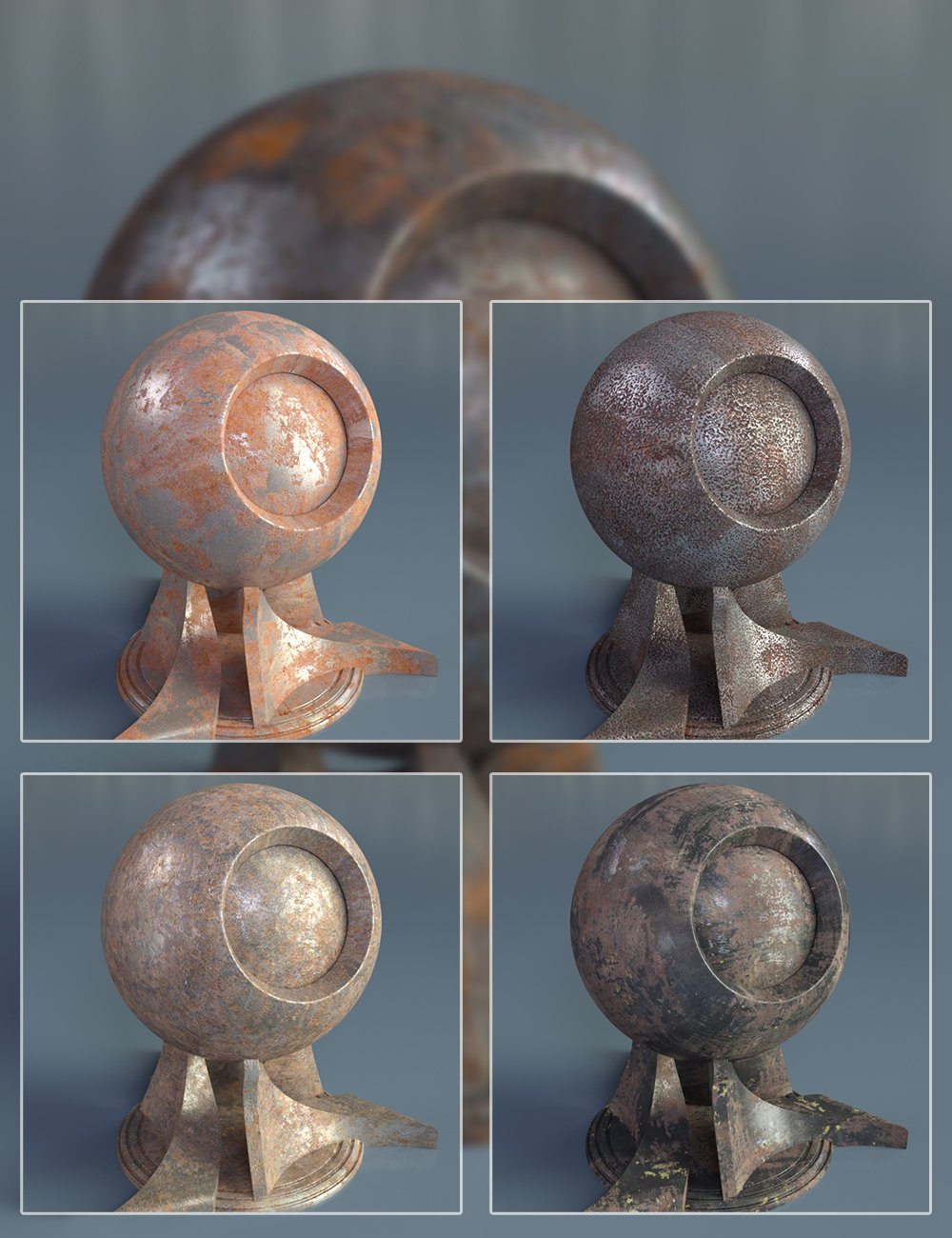 Rusty Metal - Iray Shaders Rusty Metal - Iray Shaders by: Dimidrol, 3D Models by Daz 3D