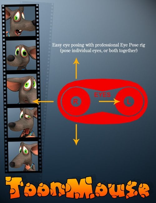3D Universe Toon Mouse 3D Universe Toon Mouse by: 3D Universe, 3D Models by Daz 3D