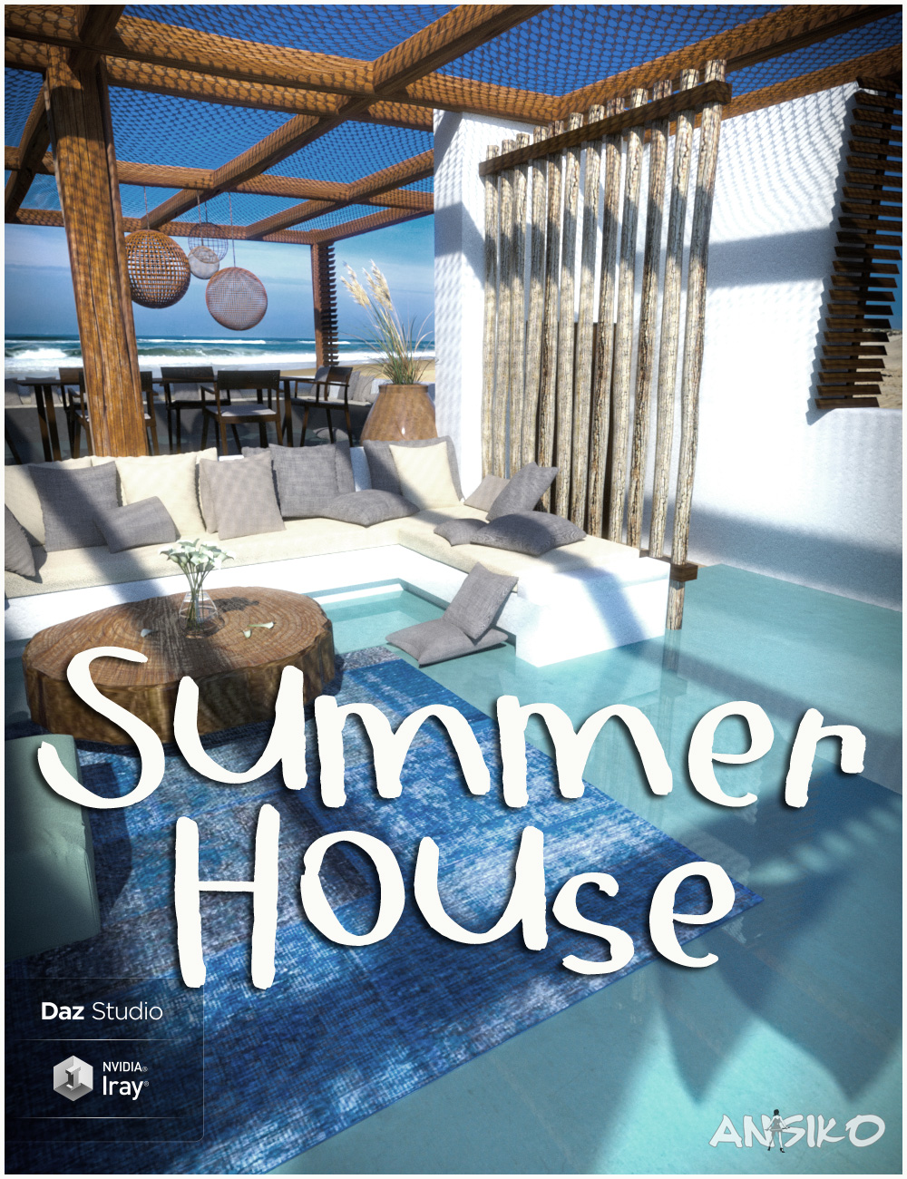 Summer House by: Ansiko, 3D Models by Daz 3D