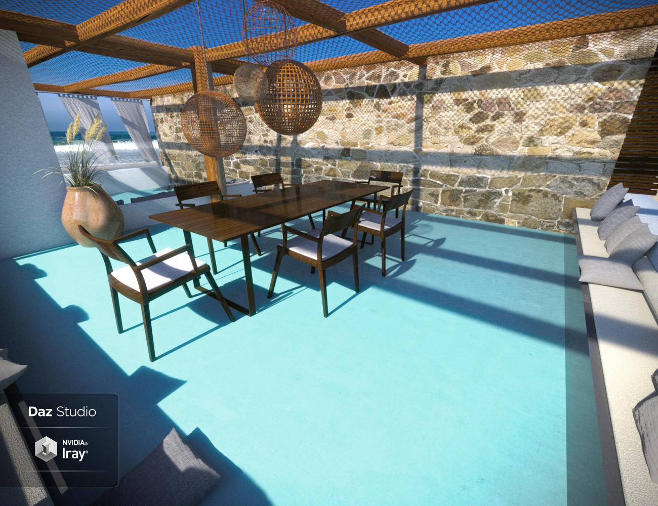 Summer House Summer House by: Ansiko, 3D Models by Daz 3D