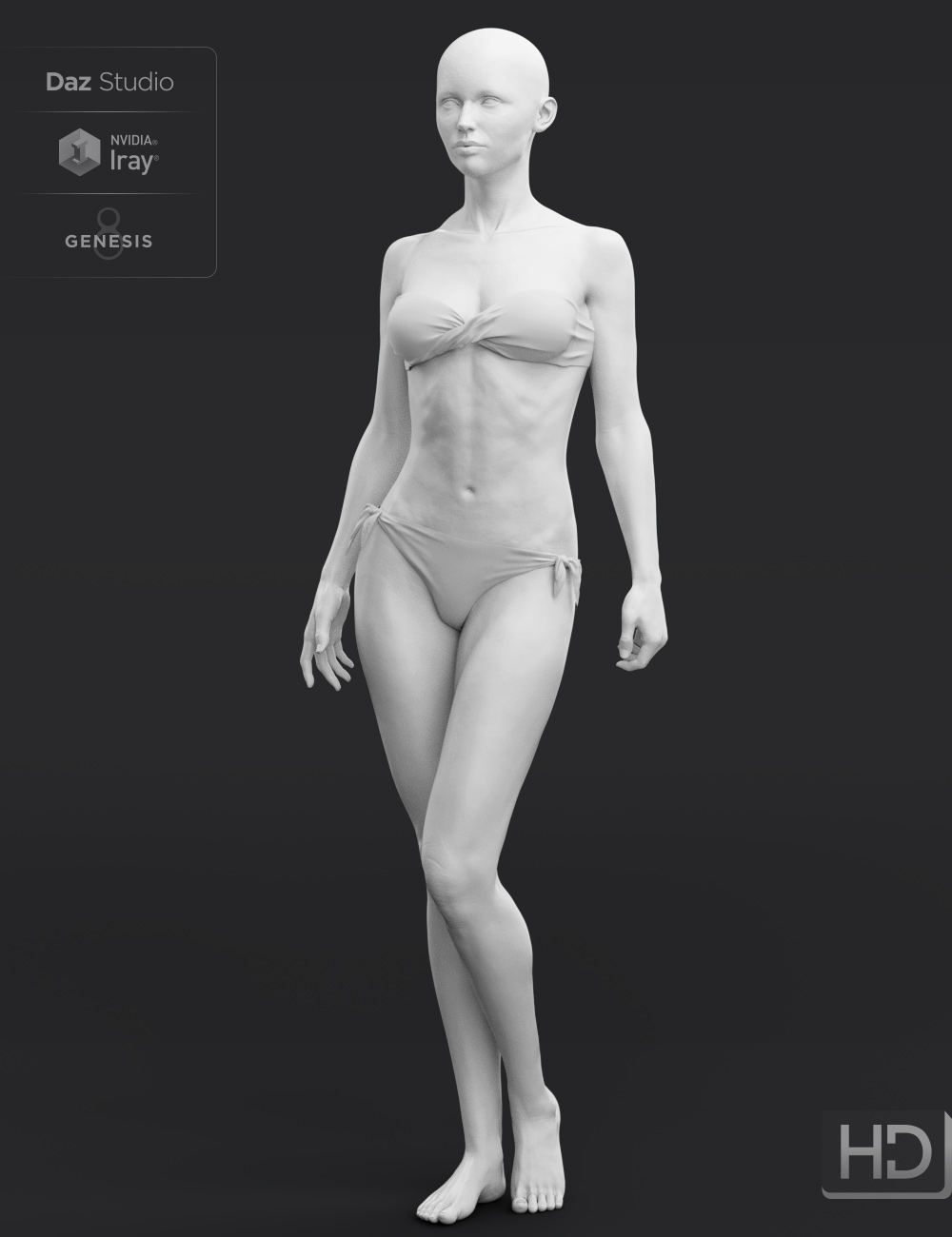 Eva 8 HD Add-On by: , 3D Models by Daz 3D