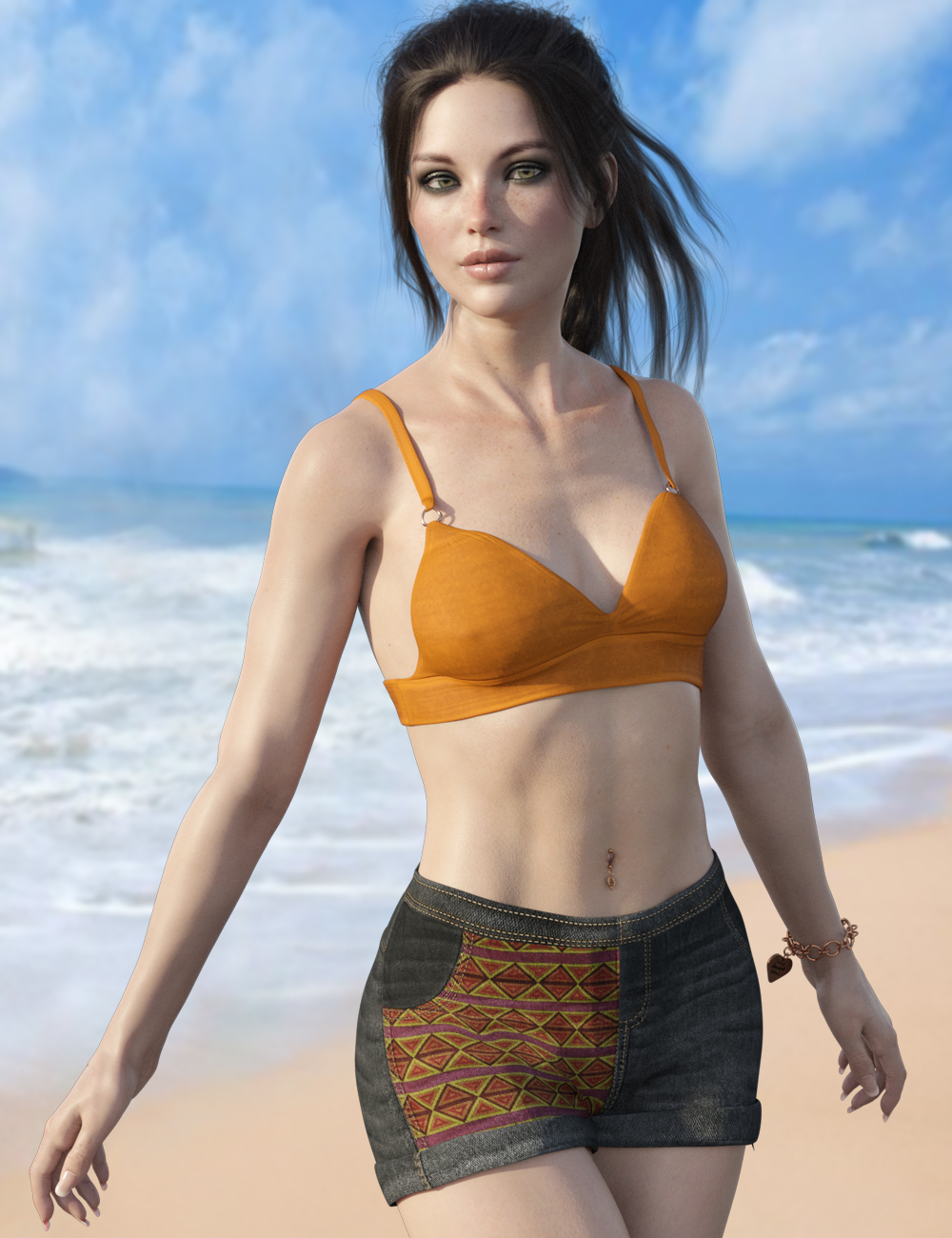 X-Fashion Wild Heart Outfit for Genesis 8 Female(s) by: xtrart-3d, 3D Models by Daz 3D