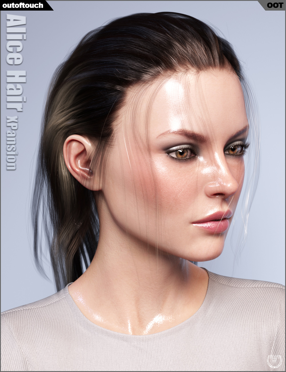 OOT Hairblending 2.0 Texture XPansion for Alice Wet and Dry Hair by: outoftouch, 3D Models by Daz 3D